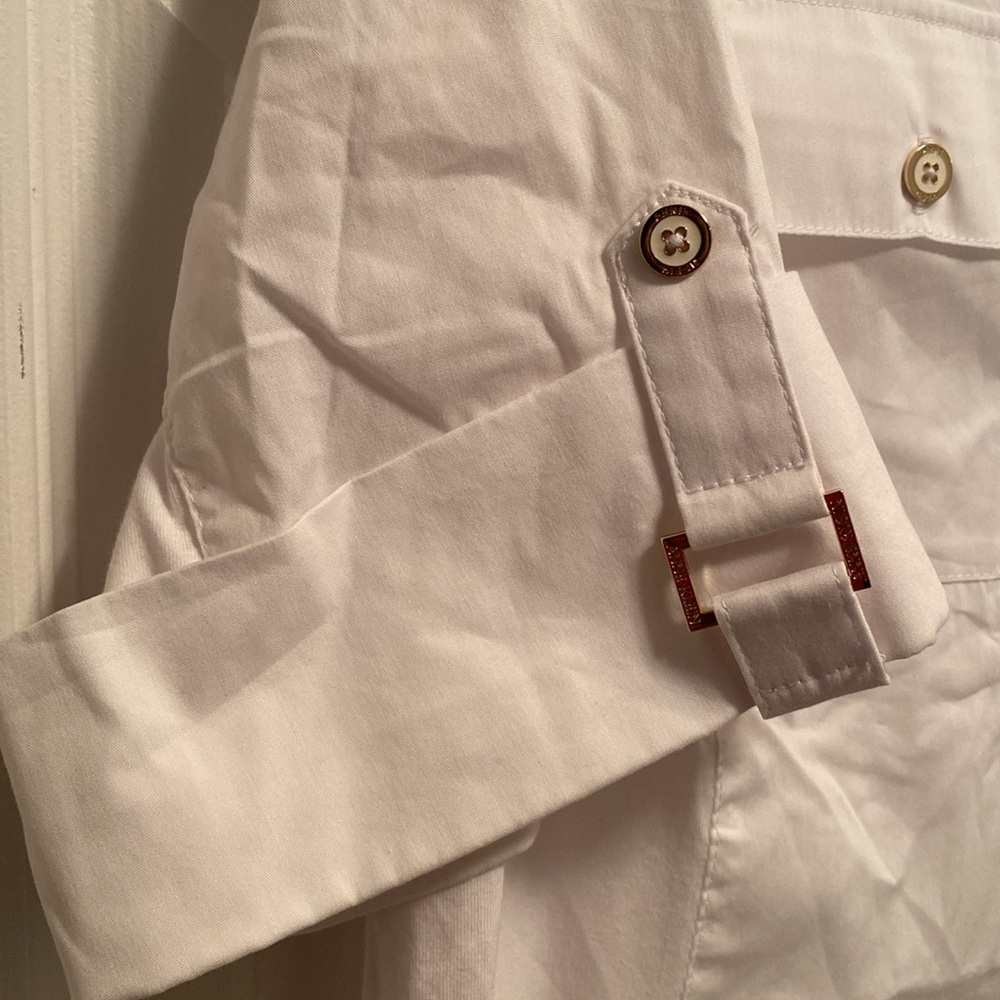 Anne Klein White Button Down Top…size 1X - Picture 3 of 7